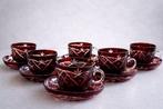 Bohemia - Koffieservies (12) - Hand Cut Floral Decor -