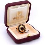 Cocktailring - 18 karaat Geel goud - 4.62ct. tw. Granaat -, Sieraden, Tassen en Uiterlijk, Antieke sieraden