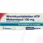3x Healthypharm Mebendazol/wormkuur 2 tabletten, Diversen, Nieuw, Verzenden