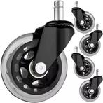 Malatec Transparante Bureaustoelwieltjes 11mm/75mm - Zwen..., Ophalen of Verzenden, Nieuw in verpakking