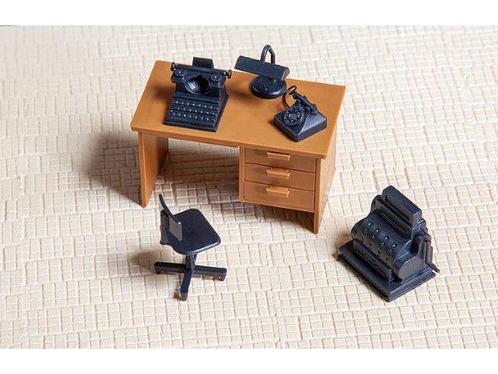 POLA 333156 Schreibtisch mit Zubehör (Scenery, grootspoor), Hobby en Vrije tijd, Modelbouw | Figuren en Diorama's, Nieuw, Ophalen of Verzenden