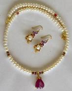 Perlas Blanca Natural met Ruby Natural (27 ct) en Amatiste