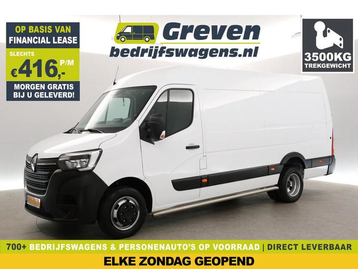 Renault Master T35 2.3 dCi L3H2 RWD | Dubbellucht | 3500KG, Auto's, Bestelauto's, Te koop, Handgeschakeld, Financial lease, Diesel