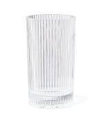 HEMA Longdrink 380ml glas ribbel, Verzenden, Nieuw