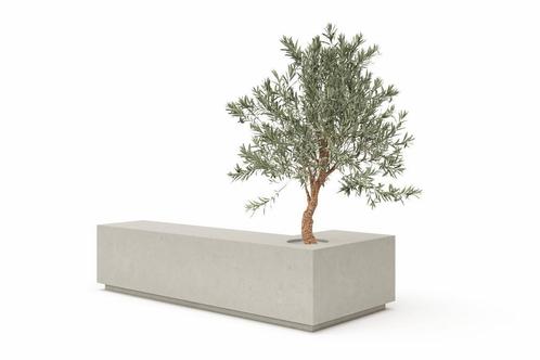 Hoektoonbank TONNY 7 | 380x140cm | Betonlook, Zakelijke goederen, Kantoor en Winkelinrichting | Winkel en Inventaris, Verzenden
