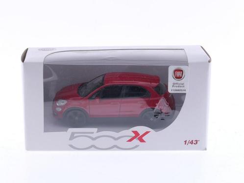 Schaal 1:43 Mondo Motors MM53201 Fiat 500X 2016 Red #4258, Hobby en Vrije tijd, Modelauto's | 1:43, Gebruikt, Ophalen of Verzenden