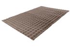 Hoogpolig Vloerkleed | Harmony | Taupe | 80x150 cm, Verzenden, Nieuw