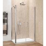 Zijwand Lacus Giglio Evo 80x200 Cm Aluminium Profiel Chroom, Ophalen of Verzenden, Nieuw, Chroom, Douche