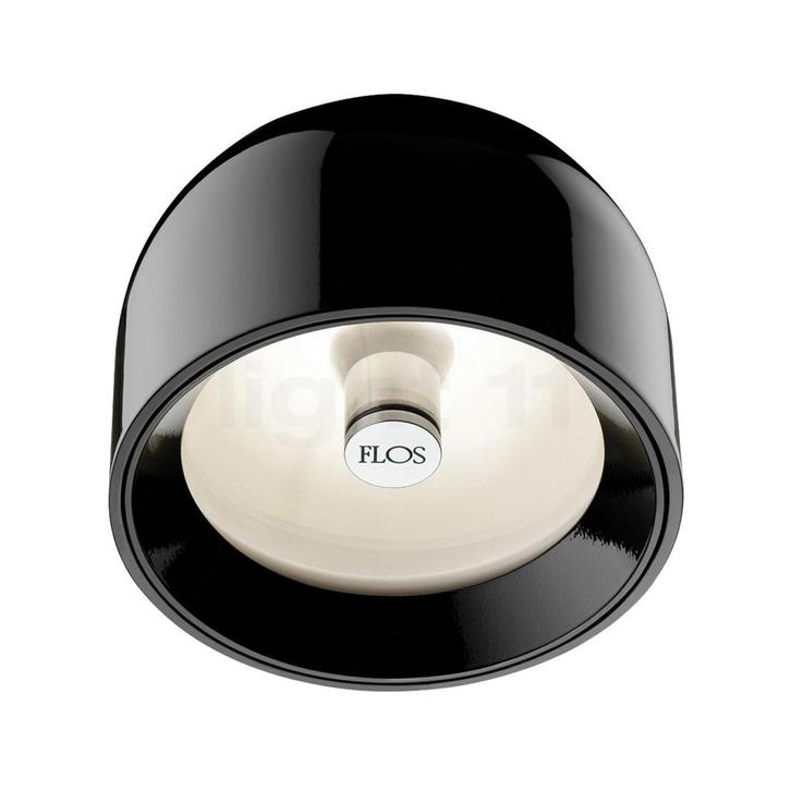 Flos Wan Plafond-/Wandlamp, zwart (Plafondlampen), Huis en Inrichting, Lampen | Plafondlampen, Nieuw, Verzenden