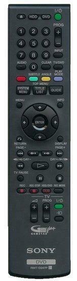 Sony RMT-D247P afstandsbediening, Audio, Tv en Foto, Afstandsbedieningen, Verzenden