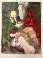 Marc Chagall (1887-1985) - Abraham et Isaac en route vers le