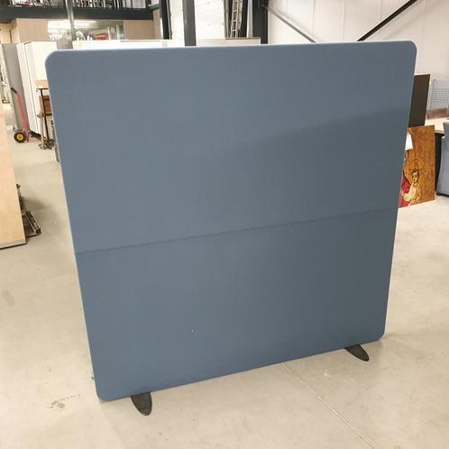 Scheidingswand met blauwe stof - 161x160 cm, Huis en Inrichting, Overige Huis en Inrichting, Ophalen of Verzenden