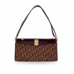 Christian Dior - Vintage Burgundy Logo Canvas - Schoudertas