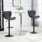 TRUUSK Barkruk 2-delige Set Retrodesign Hoogte Verstelbaar 3, Verzenden, Nieuw