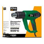 Koma Tools Elektrisch Heteluchtpistool 2000W 26,5x20,6cm, Doe-het-zelf en Verbouw, Gereedschap | Overige machines, Verzenden, Nieuw