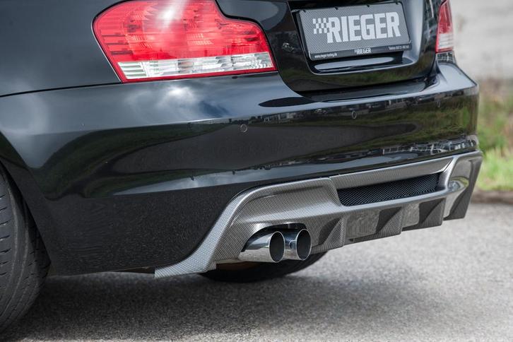 Rieger diffuser | 1er E82, E88 (182 / 1C): 10.07- - Coupé, C, Auto-onderdelen, Carrosserie en Plaatwerk, Nieuw, BMW, Verzenden