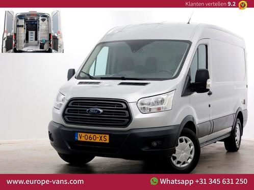 Ford Transit 350 2.0 TDCI 130pk E6 Automaat L2H2 Trend Servi, Auto's, Ford, Zilver of Grijs, Financial lease, Lease, Transit, Ophalen of Verzenden