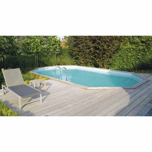Gardipool Oblong houten zwembad -  6.20 x 3.90 x 1.20 m, Tuin en Terras, Zwembaden, Nieuw, Verzenden