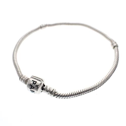 Pandora armband; Zilver; Snake Chain | 19 cm, Sieraden, Tassen en Uiterlijk, Armbanden, Overige kleuren, Gebruikt, Zilver, Ophalen of Verzenden