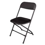 Feest Klapstoelen Zwart | 10 Stuks, Verzenden, Nieuw in verpakking