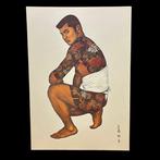 Volledig getatoeëerde man - Litho Mishima G Gash Wakamono
