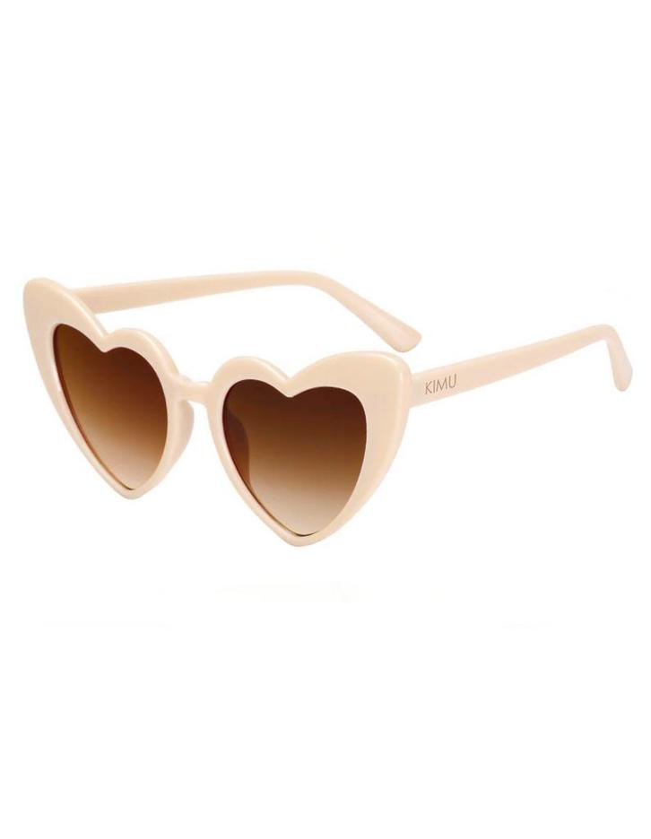 Zonnebril Hartjes Cat Eye Creme Wit Montuur Bruin Gradient G, Sieraden, Tassen en Uiterlijk, Zonnebrillen en Brillen | Dames, Bruin