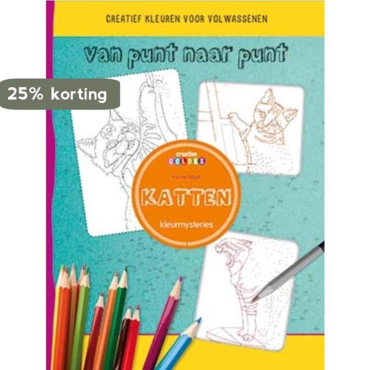 Creative colors - Katten, van punt naar punt 9789461887948, Boeken, Hobby en Vrije tijd, Gelezen, Verzenden