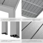 tectake® Tuintafel - Balkontafel - Terrastafel met Aluminium, Huis en Inrichting, Verzenden, Nieuw