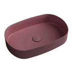 Wastafel Sapho Infinity 55x36 cm Mat Maroon, Ophalen of Verzenden, Nieuw, Overige typen