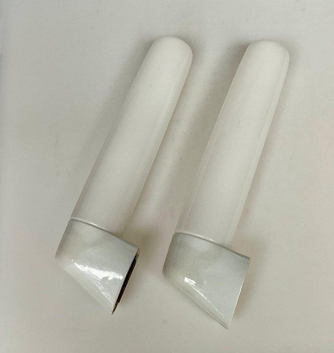 Wandlamp (2) - Porselein, Opalineglas - Lindner ontwerp, Antiek en Kunst, Antiek | Lampen