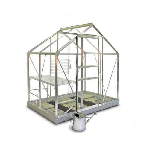 Halls tuinkas Popular 46 - blank aluminium, Tuin en Terras, Kassen, Nieuw, Verzenden