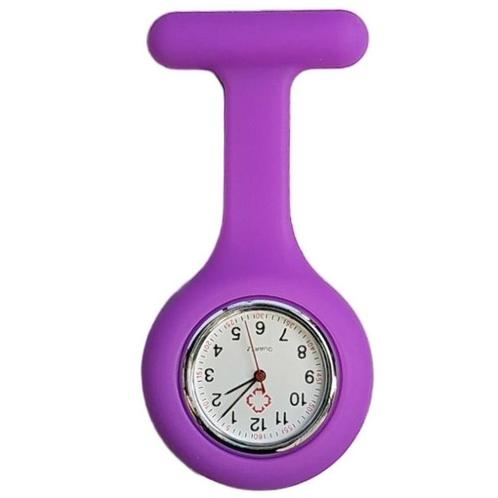 Fako® - Verpleegstershorloge - Siliconen Uni – Lichtpaars, Sieraden, Tassen en Uiterlijk, Horloges | Dames, Verzenden