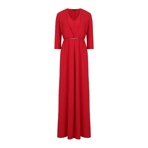 Patrizia Pepe • rode maxi jurk • 38 (IT44), Kleding | Dames, Jurken, Rood, Nieuw, Maat 38/40 (M), Verzenden
