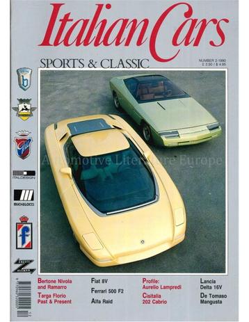 1990 ITALIAN CARS SPORTS & CLASSIC MAGAZINE ENGELS 02 beschikbaar voor biedingen