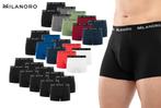 2dekans | Milanoro boxershorts - zwarte set van 10 - Katoen, Ophalen of Verzenden, Zwart, Milanoro