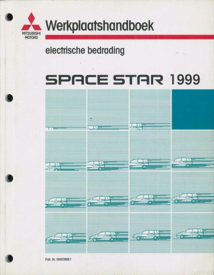 1999 Mitsubishi Space Star Elektrische Bedrading Handboek, Auto diversen, Handleidingen en Instructieboekjes, Verzenden