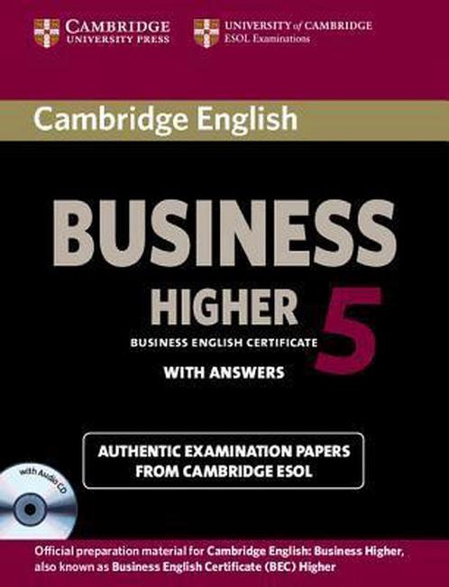 Cambridge English Business 5 - Higher Self-study pack studen, Boeken, Taal | Engels, Gelezen, Verzenden
