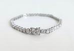 Tennis armband - 14 karaat Witgoud - 8.21ct. tw. Diamant, Sieraden, Tassen en Uiterlijk, Antieke sieraden