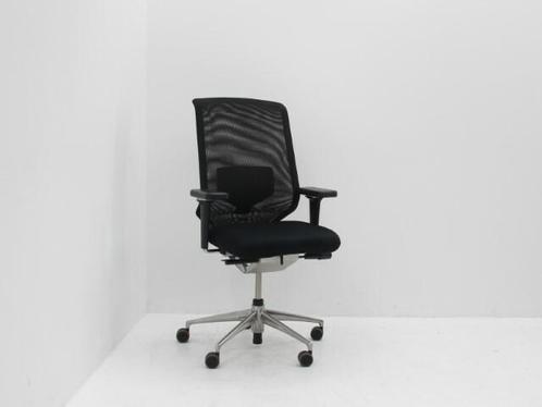 Bureaustoel Vitra Meda Pro - zwart - 5-poots chroom -, Huis en Inrichting, Bureaus, Gebruikt, Ophalen of Verzenden