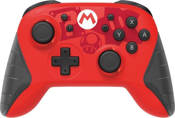 Wireless Pro Controller - Mario - Hori Switch Met garantie!, Spelcomputers en Games, Spelcomputers | Nintendo Switch, Zo goed als nieuw