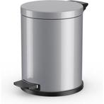 Hailo Solid M pedaalemmer 12l - zilver, Huis en Inrichting, Woonaccessoires | Prullenbakken, Verzenden, Nieuw