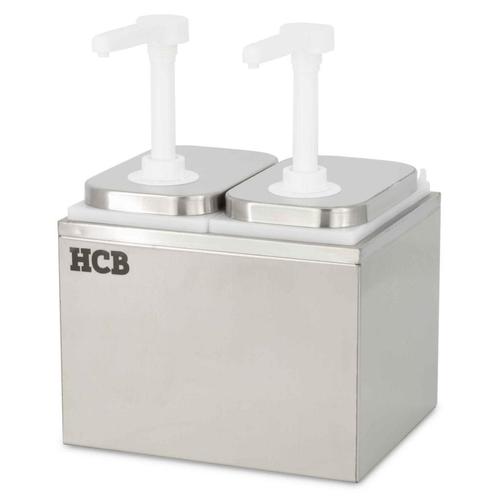 HCB Sauspomp - 2 x 2 liter - RVS, Zakelijke goederen, Horeca | Keukenapparatuur, Nieuw in verpakking, Overige typen, Verzenden