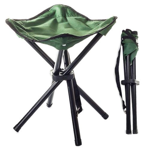 Opvouwbare camping kruk / vissersstoel zithoogte 35 cm, Watersport en Boten, Hengelsport | Algemeen, Ophalen of Verzenden