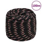 vidaXL Boot touw 18 mm 100 m polypropyleen zwart, Verzenden, Nieuw