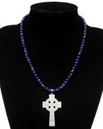 Lapis lazuli - Hanger - Keltisch beschermkruis – De erfenis