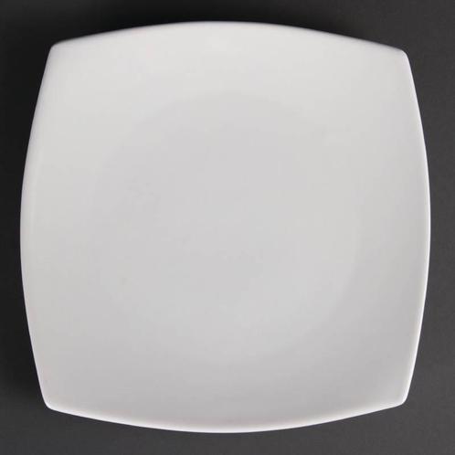 Vlakke porselein borden 24 cm (stuks 12), Zakelijke goederen, Horeca | Overige, Verzenden