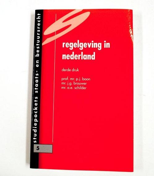 Regelgeving in Nederland / Studiepockets staats- en, Boeken, Wetenschap, Gelezen, Verzenden