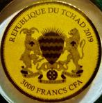 Tsjaad. 3000 Gold Francs 2019 Gold Krugerrand - African