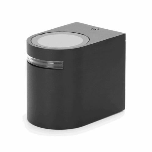 Buitenlamp rond zwart | enkele GU10 lampvoet voor een spot, Huis en Inrichting, Lampen | Overige, Nieuw, Verzenden