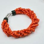 Bloedkoraal - Zilver - Armband - Middellandse Zee Koralen, Nieuw